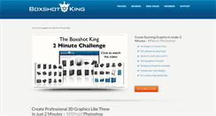 Desktop Screenshot of boxshotking.com